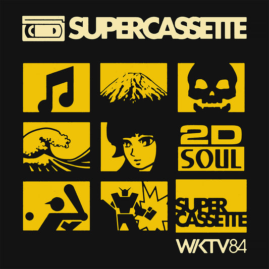 Supercassette 3x3 (Dark) T-Shirt